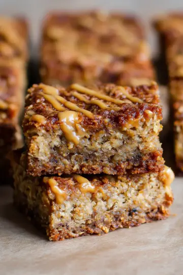 Peanut Butter Banana Oatmeal Bars