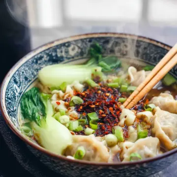 Dumpling Noodle Soup