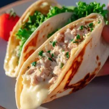 Easy Tuna Melt Wrap
