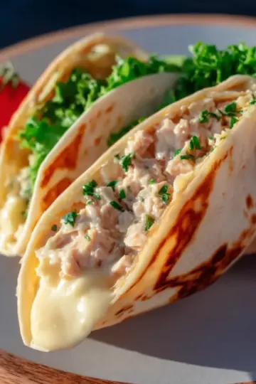 Easy Tuna Melt Wrap