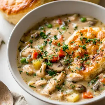 Slow Cooker Chicken Pot Pie Soup
