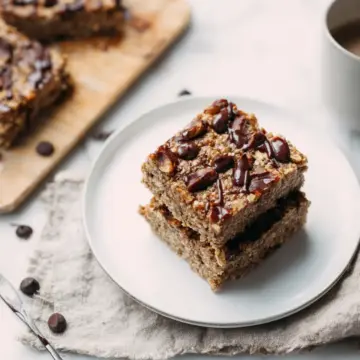 Healthy Banana Oatmeal Bars (Vegan + Gluten Free)