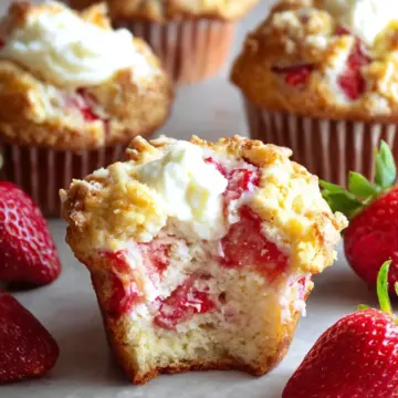 Strawberry Cream Cheese Muffins