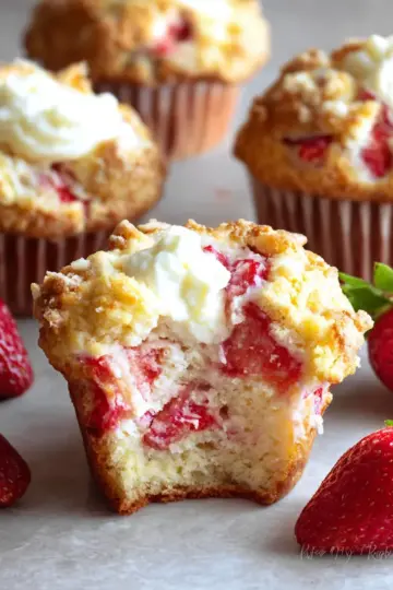Strawberry Cream Cheese Muffins