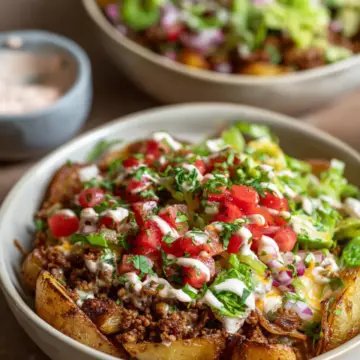 Easy Potato Taco Bowls