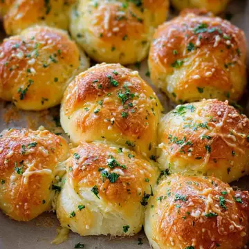Garlic Parmesan Dinner Rolls