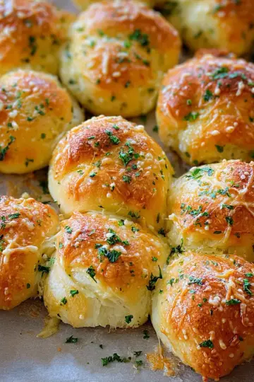 Garlic Parmesan Dinner Rolls