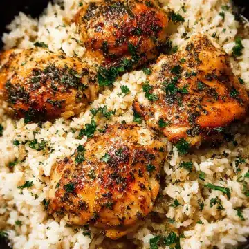 Garlic Butter Chicken and Rice