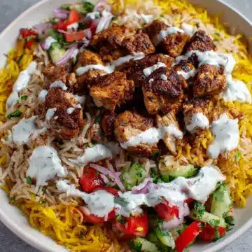 Chicken Shawarma Rice Recipe