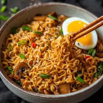 Easy Saucy Ramen Noodles (Vegan Recipe)