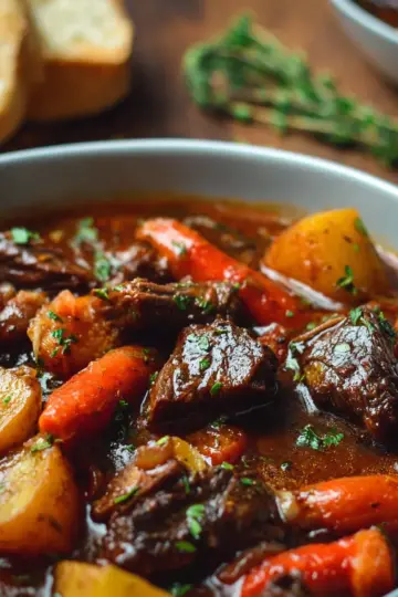 Beef Stew Recipe with Carrots & Potatoes