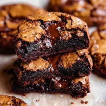 The BEST Fudgy Chewy Brookies