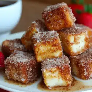 Angel Food Cake Churro Bites