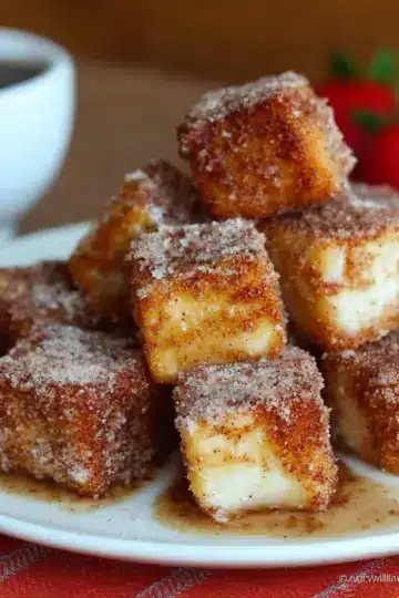 Angel Food Cake Churro Bites