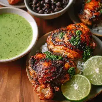 Peruvian Chicken & Green Sauce