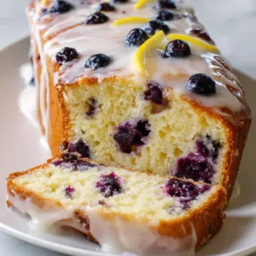 Moist Lemon Blueberry Cake