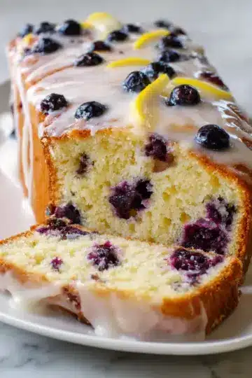 Moist Lemon Blueberry Cake