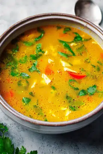 Anti-Inflammatory Turmeric Chicken Soup