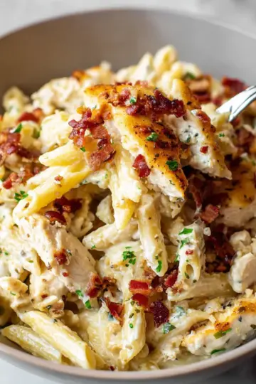 Chicken Bacon Ranch Pasta