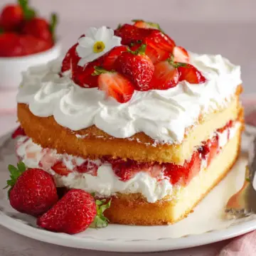 Strawberry Shortcake Cake
