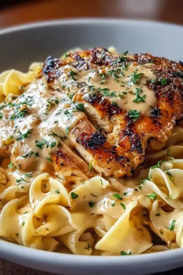 Chicken with Buttered Noodles