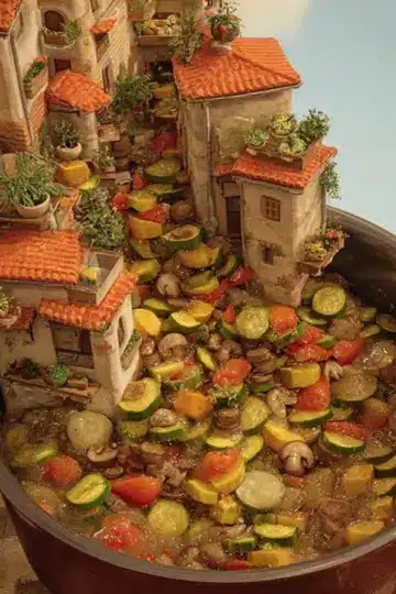 La ratatouille de Julie, inspirée de Jacques Médecin