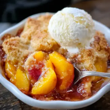 Southern Peach Cobbler