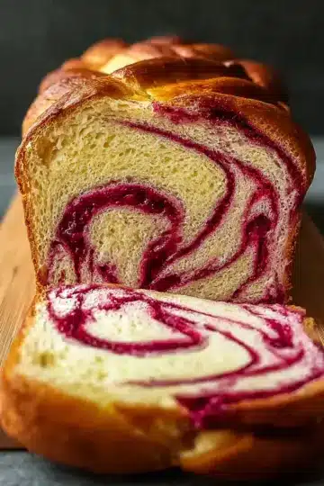 Irresistible Raspberry Swirl Brioche Loaf Recipe to Delight You
