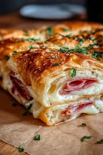Italian Crescent Roll Sandwich Bake