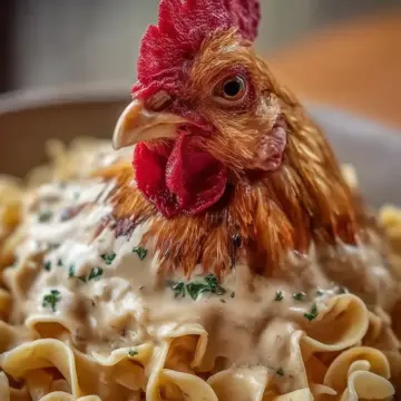 Chicken with Buttered Noodles