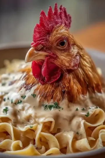 Chicken with Buttered Noodles