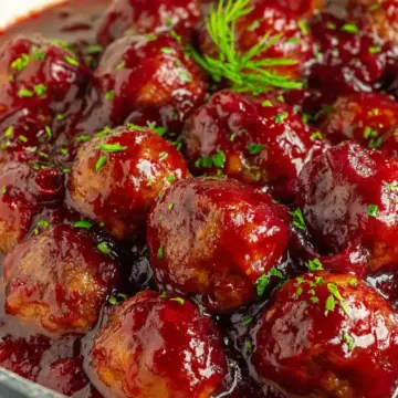 Cranberry Meatballs
