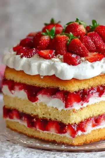 Strawberry Shortcake Cake